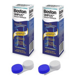 2 Boston Simplus 120ml Solução Multiação Lentes Rígidas