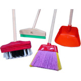2 Brinquedo Infantil Vassoura Nylon pelo rodo Pá