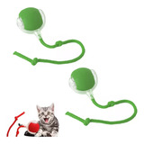 2 Brinquedos De Bola Giratória Inteligentes Para Cães E Gato