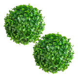 2 Buchinho Artificial Bolas Grama Verde