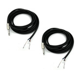 2 Cabo 5m Caixa Som Amplificador P10 Sa X Fio Solto 2x1 5mm