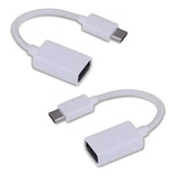 2 Cabo Adaptador Otg Usb c Tipo Type c Macho X Usb 3 0 Fêmea