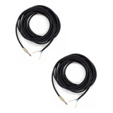 2 Cabo Pp 5m Caixa Som Amplificador P10 X Fio Solto 2x1 5mm