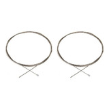 2 Cabos Aço Shimano Marcha Câmbio Inox 1 2mm X 2 1m