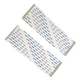 2 Cabos Flat 60 Vias 10cm Para Tv Aoc 43s5195 78g