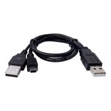 2 Cabos Para Hd Externo 2 0 Y Usb X Mini Usb 5 Pinos V3