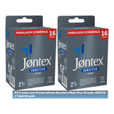 2 Caixa C 16 Preservativo Jontex