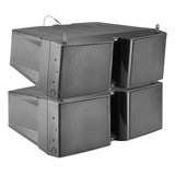2 Caixa Passiva Falante Duplo Lavoce 4 Pol 400w Line Array
