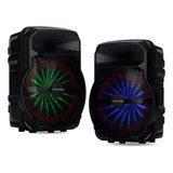 2 Caixa Som Amplificada Xc 710t Tws Polyvox Bluetooth 300w