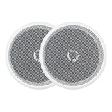 2 Caixas Arandela Som Ambiente Redonda 5 Pol 70w Coaxial