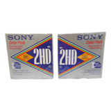 2 Caixas Disquete Sony 31 2 Colorido Com 10 Unidades Cada 