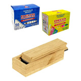 2 Caixas Giz Plastificado E 1 Apagador