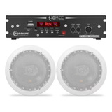 2 Caixas Jbl Receiver Taramps Arandelas Som Ambiente Home