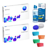 2 Caixas Lente De Contato Biofinity Miopia Brinde Frete