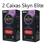 2 Caixas Preservativo Camisinha Blowtex Skyn Elite 16un