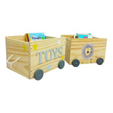 2 Caixotes Baús Toy Box Organizador