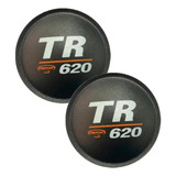 2 Calotas Central Alto Falante Triton Tr 620 12 Pol Original