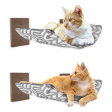 2 Cama Rede Suspensa De Parede Para Gatos Cama Suspensa Pet