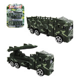 2 Caminhão Militar Brinquedo Carro Blindado