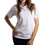 2 Camisa Polo Feminina Camiseta Gola