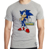 2 Camiseta Blusa Infantil Sonic Personagem Game Mega Drive