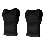 2 Camisetas De Compressão Para Ginecomastia Torácica Masculi
