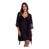 2 Camisolas Maternidade Amamentacao 2 Robes Gestante V81