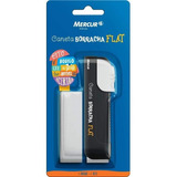 2 Caneta Borracha Flat 1 Refil Mercur