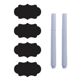 2 Caneta Giz Liquido 48 Etiqueta Adesiva Lousa