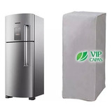 2 Capas 1x Refrigerador Electrolux 1x Mesa De Pebolim Marrom