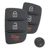 2 Capas Chave Borracha Hyundai Hb20 2013 2014 2015 Bateria