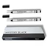 2 Cargas Refil Compatível Com Caneta Rollerball Montblanc M710 Ponta Média Cor Preta
