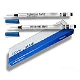 2 Cargas Refil Compatível Com Caneta Rollerball Montblanc Ponta Média Cor Azul
