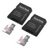 2 Cartão Memoria Micro Sd 64gb Sandisk Original Lacrado C nf