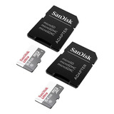2 Cartão Memoria Micro Sd 64gb Sandisk Original Lacrado C nf