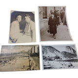 2 Cartão Postal Praia Vermelha E Copacabana Anos 50 E Fotos