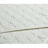 2 Cartelas Tapa Furo Adesivo Branco Tx Pvc 13mm 96 Unds