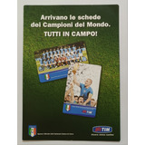 2 Cartões Telefônicos No Folder Da Itália Campeã Do Mundo 