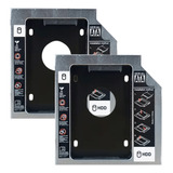 2 Case Adaptador Caddy Segundo Hd Ssd Para Notebook Drive