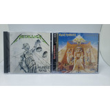 2 Cds 1 Metallica And Justice 1 Iron Maiden Powerslave