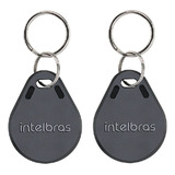2 Chaveiros Th 1000 Tag Aproximação Rfid 125khz Intelbras