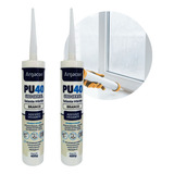 2 Colas Selante Pu 40 Poliuretano Branco Uso Geral 400g