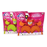 2 Coleção Mayzinha Kit Café Com Xicara Pires Colher Jarra