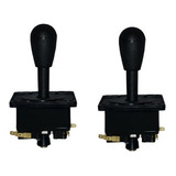 2 Comandos Joystick Eletromatic Arcade Fliperama Com Micros