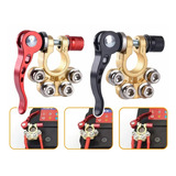 2 Conector Terminal Bateria Com Engate Rápido Carro Par