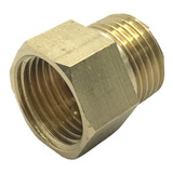 2 Conexão Adaptador Latão Macho Fêmea Rosca 1 2x1 4 Bsp Kit
