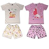 2 Conjunto De Pijamas De Verão Meia Estação Infantil Juvenil Roupa De Menina Brilha No Escuro Tamanho 8