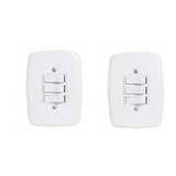 2 Conjunto Interruptor Apagador 3 Teclas Paralelo Three Way