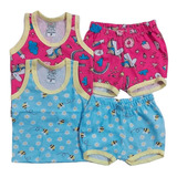 2 Conjuntos Pijama Menina Infantil Meia