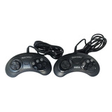 2 Controles Originais Sega Master System De 6 Botóes